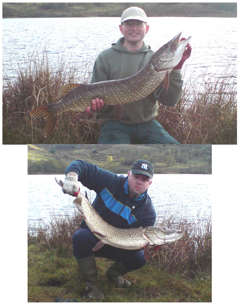 Richard & Bruce with Two 20lb+ Pike